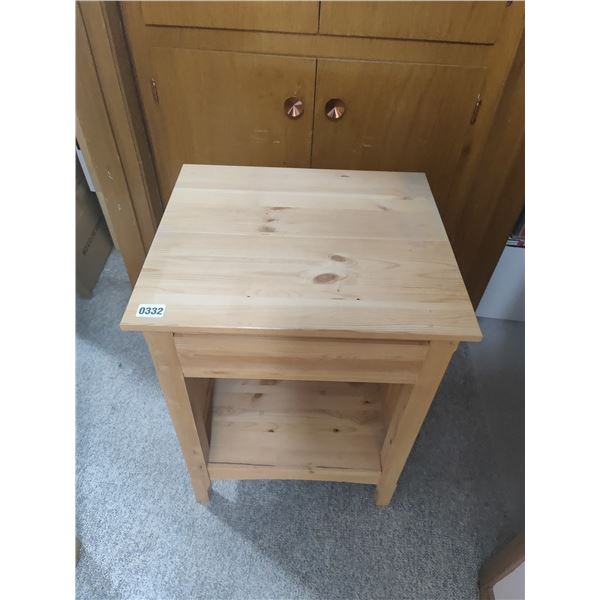 Wooden End Table