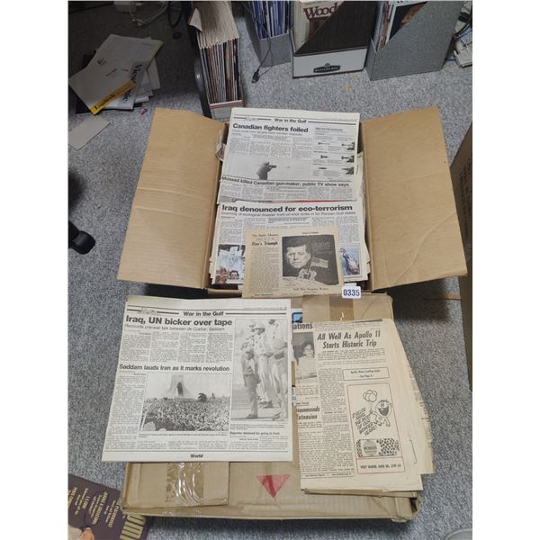 Historical Newspaper Snippet Collection