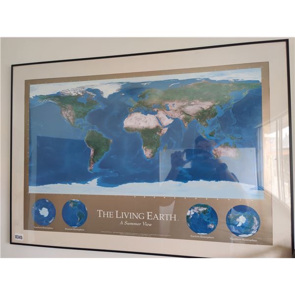 The Living Earth Framed Poster