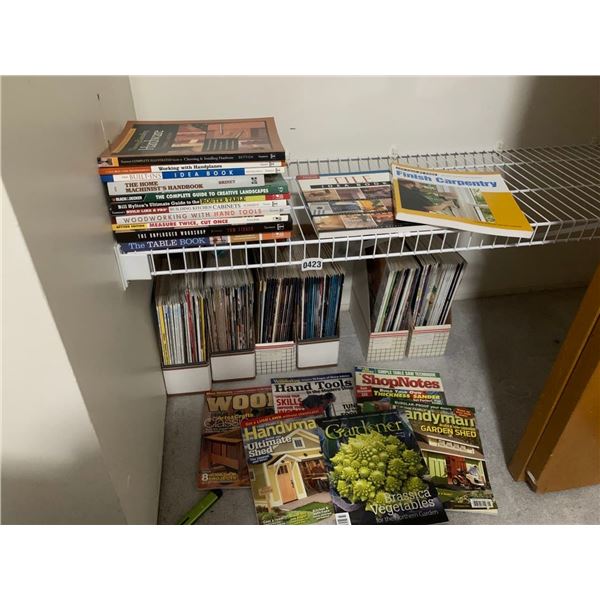 Woodworking Magazines and Books Collection