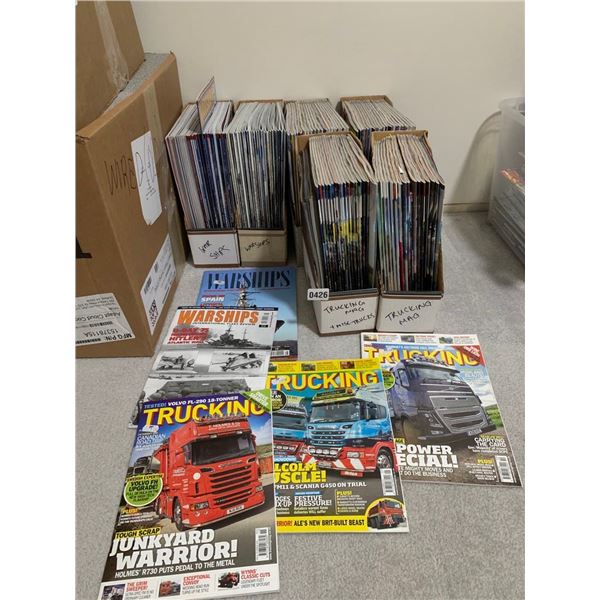 Trucking & Warship Magazine Collection