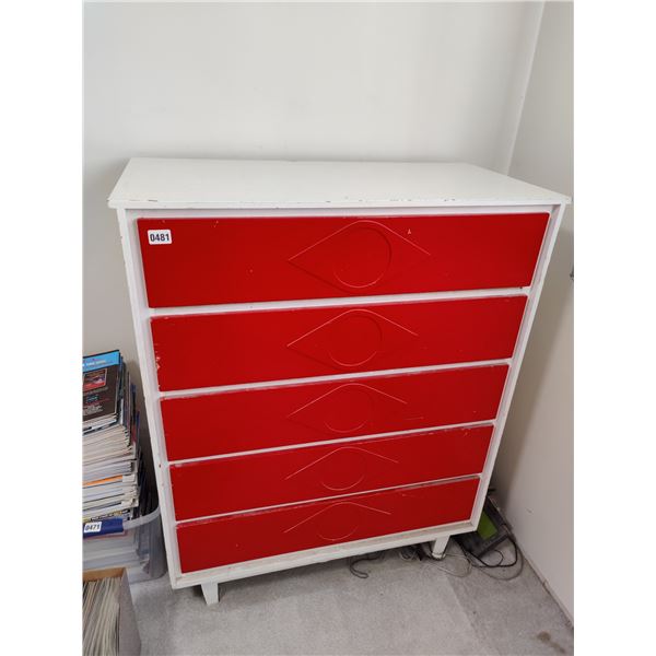 Retro Vibrant Dresser