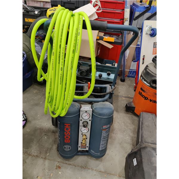 Bosch 4 Gallon 2HP Air Compressor & Hose