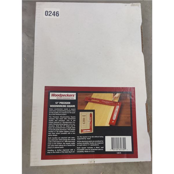 Woodpeckers 12" Precision Woodworking Square