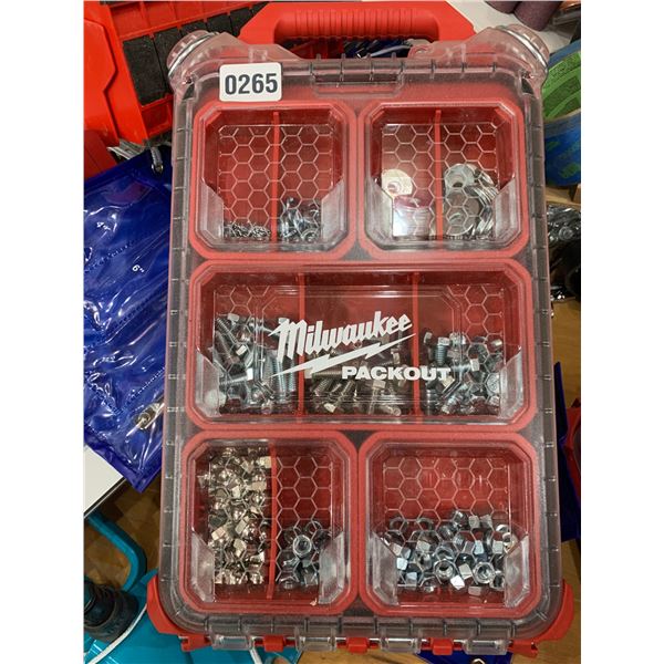 Milwaukee Packout with Misc. Hardware