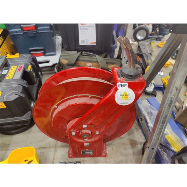 Retractable Dual-Hose Reel