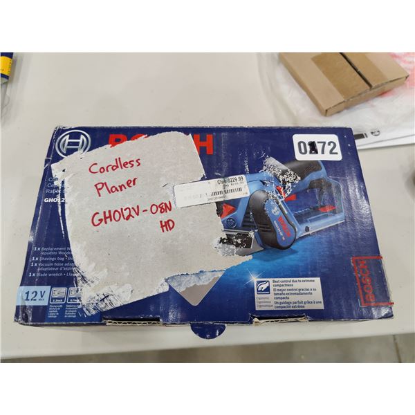 Bosch Cordless Planer