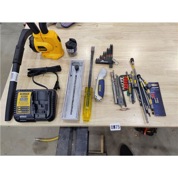 Assorted Tools & DeWalt Accessories