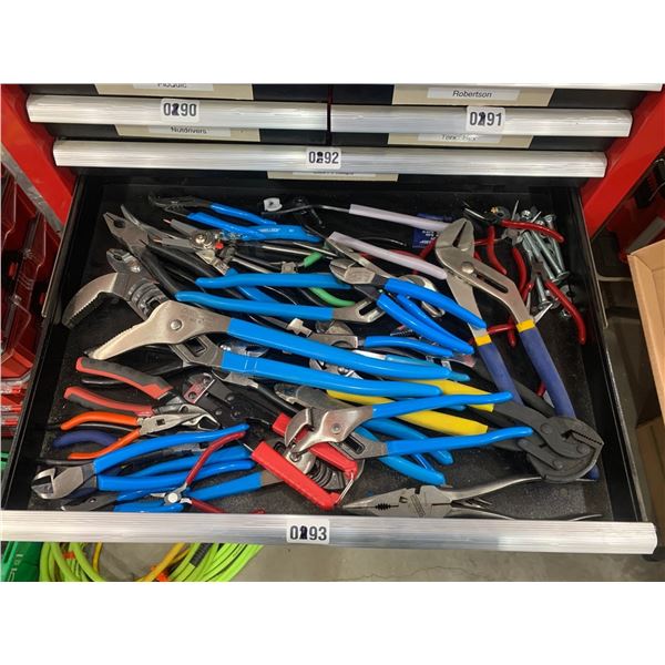 Assorted Hand Tools, Wrenches and Pliers