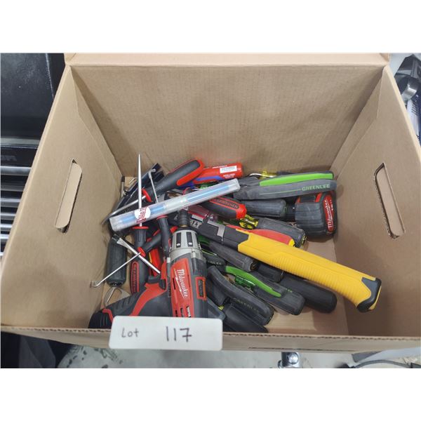 Box of Assorted Hand Tools