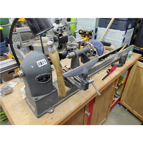 Rockwell Lathe, Lathe Cabinet & Accessories