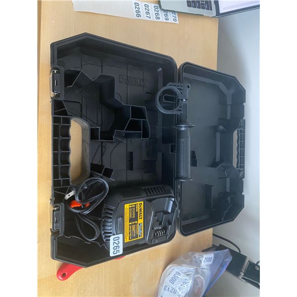 Dewalt Case, Battery Charger and Hand Tool