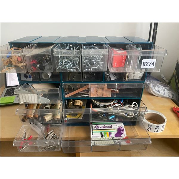 Shop Organizer Shelf Full of Mystery Hardware