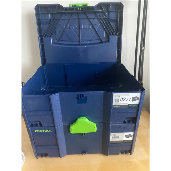 2 Festool Modular Storage Boxes