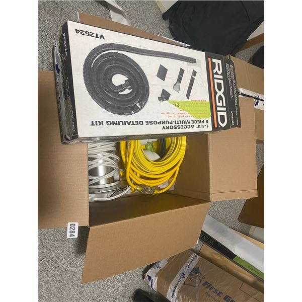 Ridgid Vaccum Acessories, Wiring, Extension Cord & More!