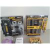 Image 3 : Dewalt 45pc Drill Bit Set, Magnetic Tough Case, Dewalt Pivot Holder, 2 Packs of Honeywell Resporator