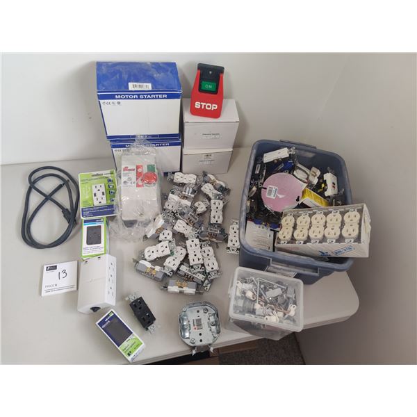 Assorted Electrical Supplies & Hardware