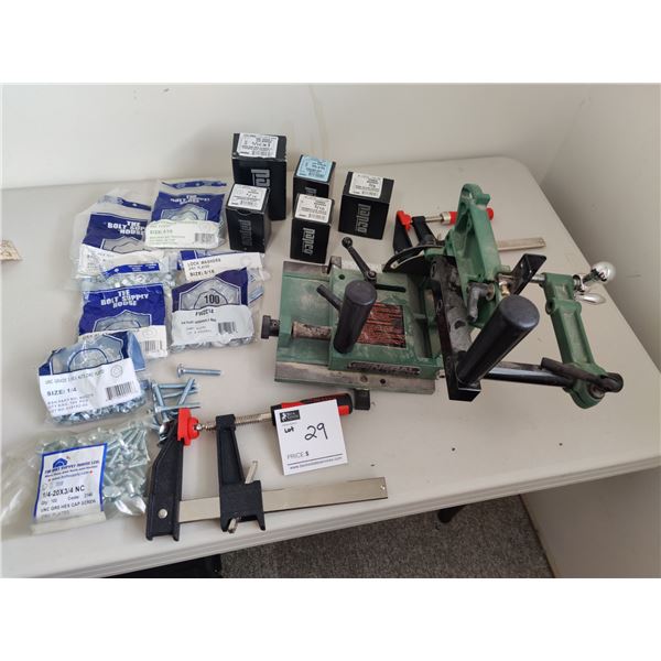 General Einternational Woodworking Open Tenon Tool, Assorted Nuts, Bolts, Washers & More!