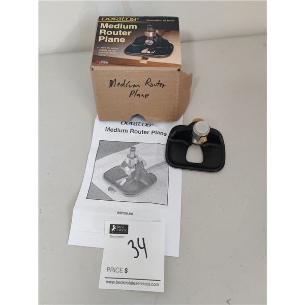 Veritas Medium Router Planer