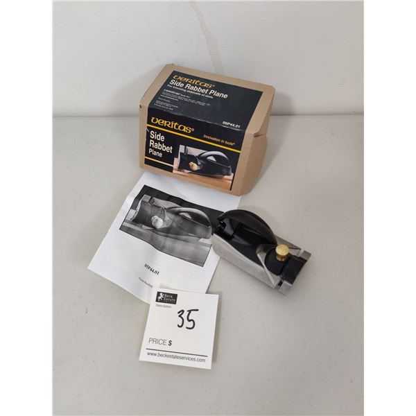 Veritas Side Rabbet Plane