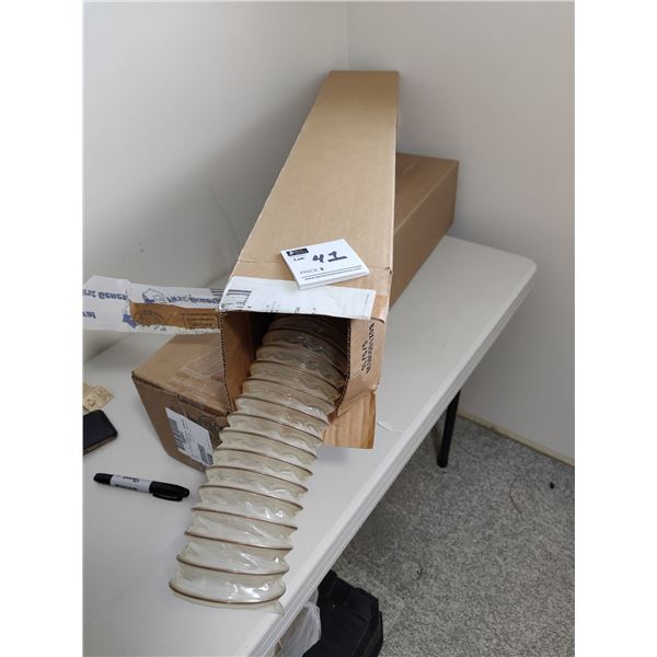 Two 6' x 10" Helix Flexible Hoses