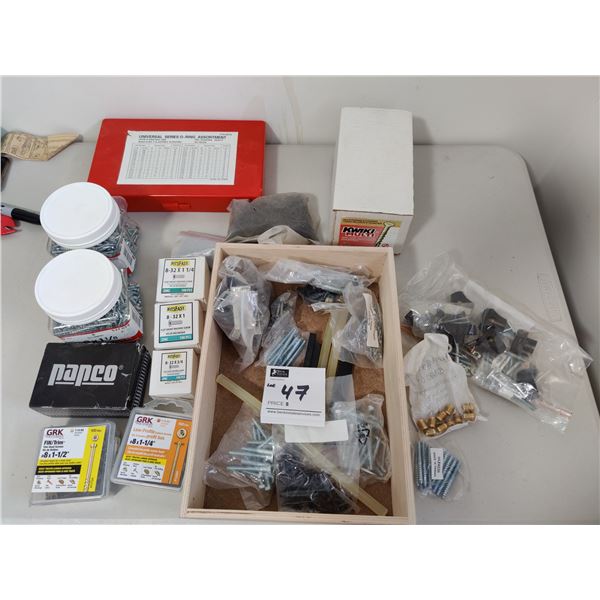 Assorted Screws, Universal Series O-Ring Assortment and More