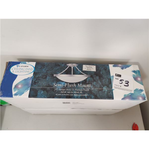Canarm Semi-Flush Mount Lighting Fixture in Box