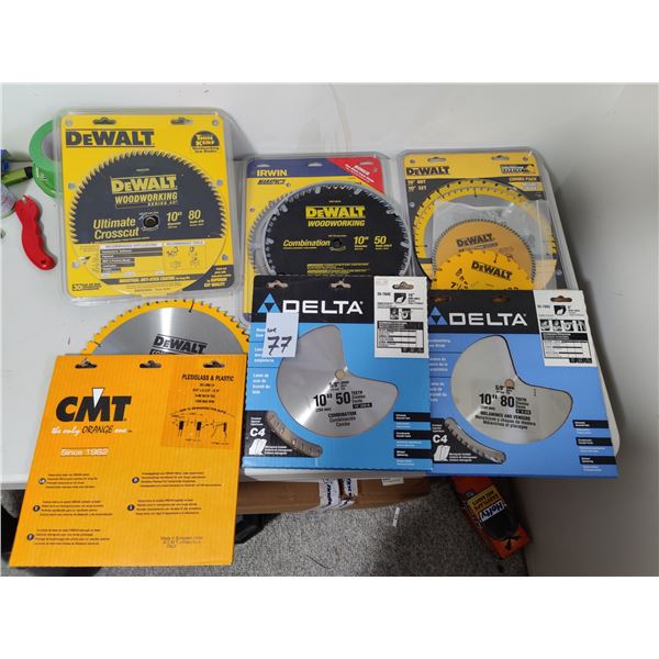 Assorted Circular Saw Blades
