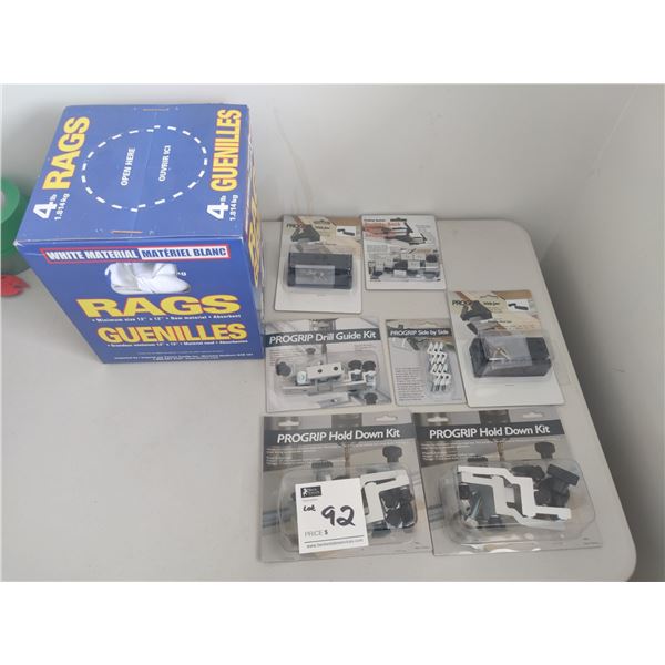 2 Pro Grip Hold Down Kits, 2 Pro Grip Wide Jaws, Clamp Adapter Kit & More