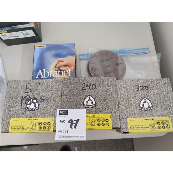 Huge Lot of Sand Paper Disks