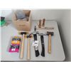 Image 1 : Assorted Hammers and Box of Nails