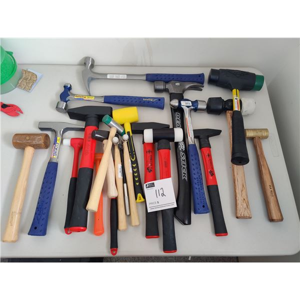 Assorted Hammers and Mallets