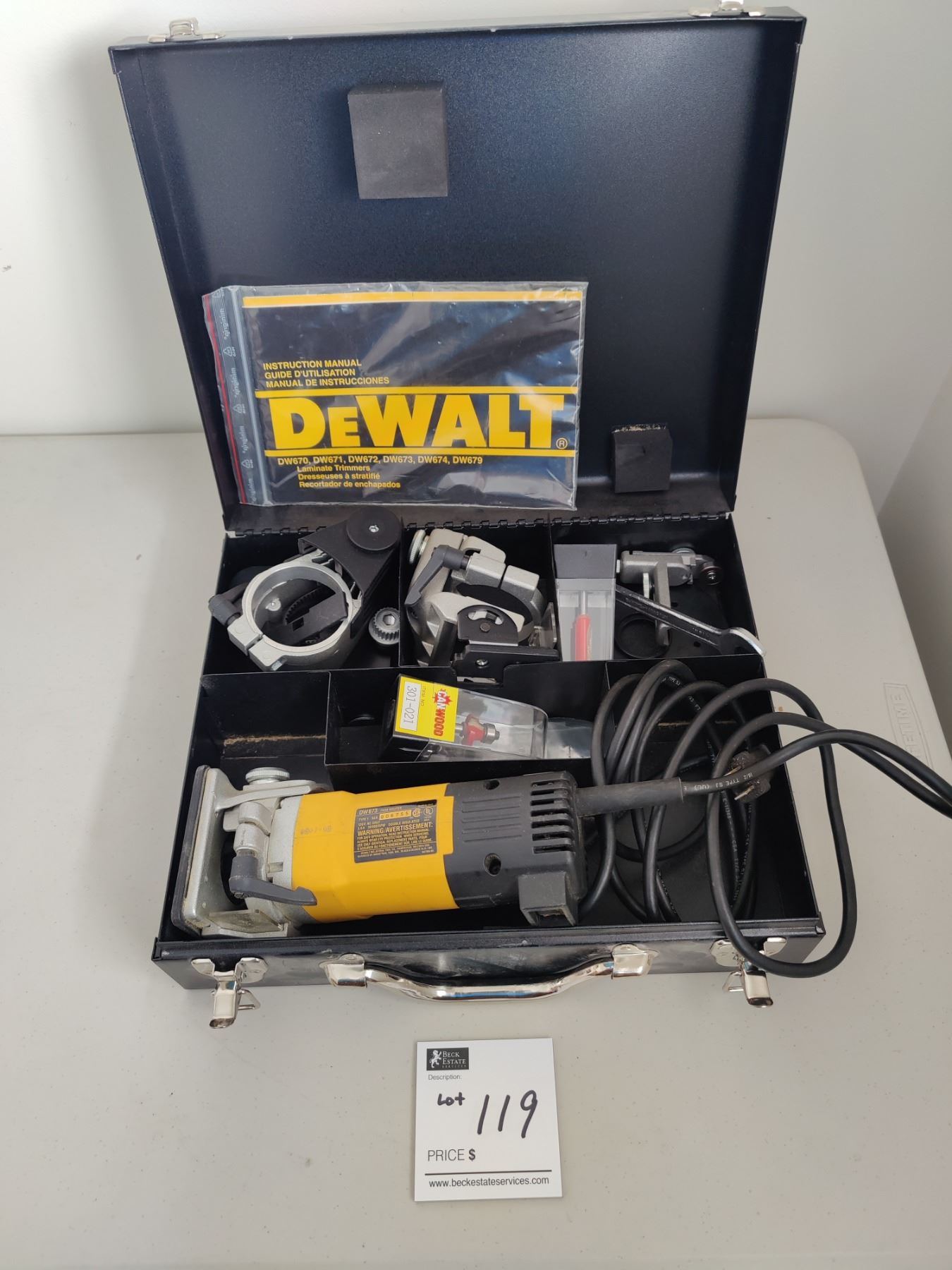 Dw673k Router Dewalt Laminate Trim Router DW673
