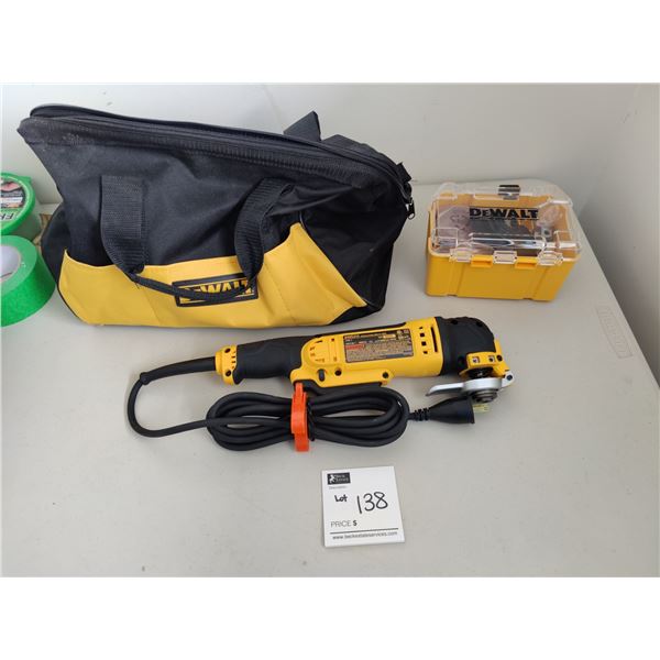 Dewalt Tool Bag with Oscillating Multi-Tool DWE315