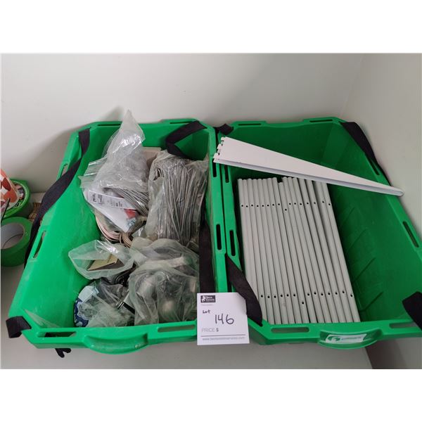 White Shelves, Grip Pad and Assorted Hardware