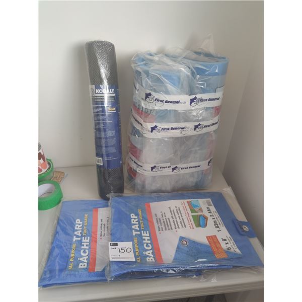 All Purpose Tarps, Anti-Corrosion, Foam Sleeping Mats