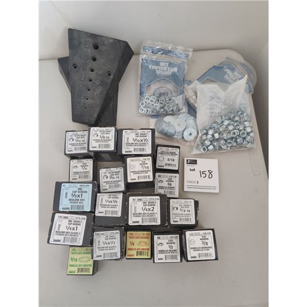 Assorted Nuts, Bolts, Washers, Nails, Screws & More