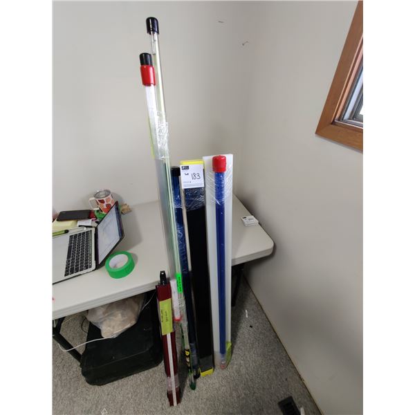 Assorted Glowsticks, Plastic Pieces & More