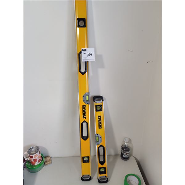 Set of Smaller Dewalt Levels