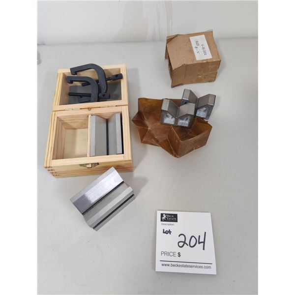Assorted V-Blocks & V-Block Clamping Set