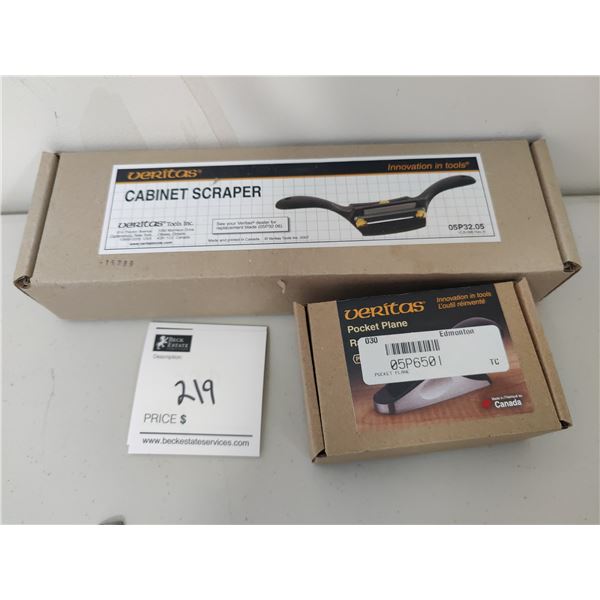 Veritas Pocket Plane & Veritas Cabinet Scraper