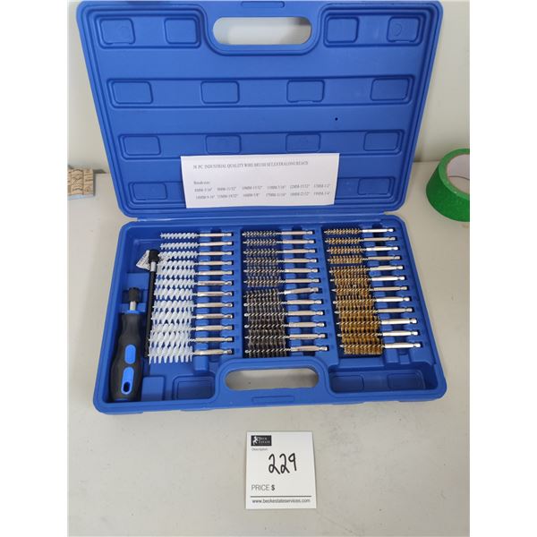 38pc Industrial Wire Brush Set
