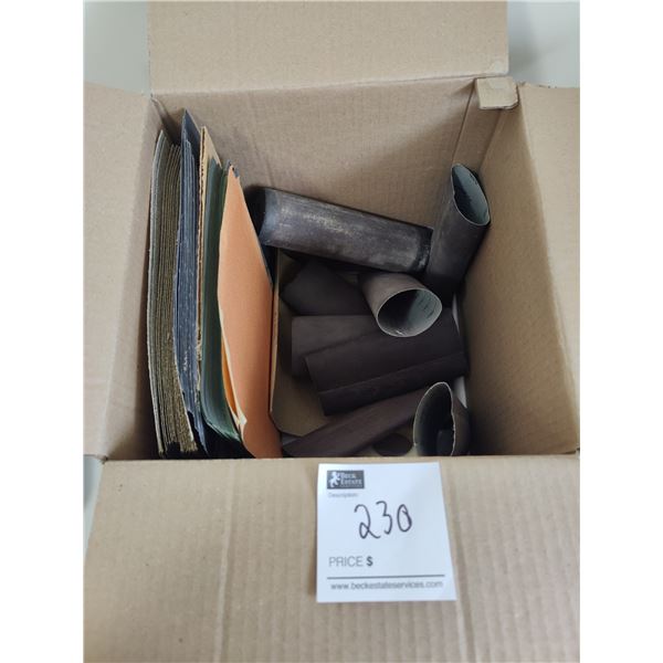 Box Of Assorted Sandpaper