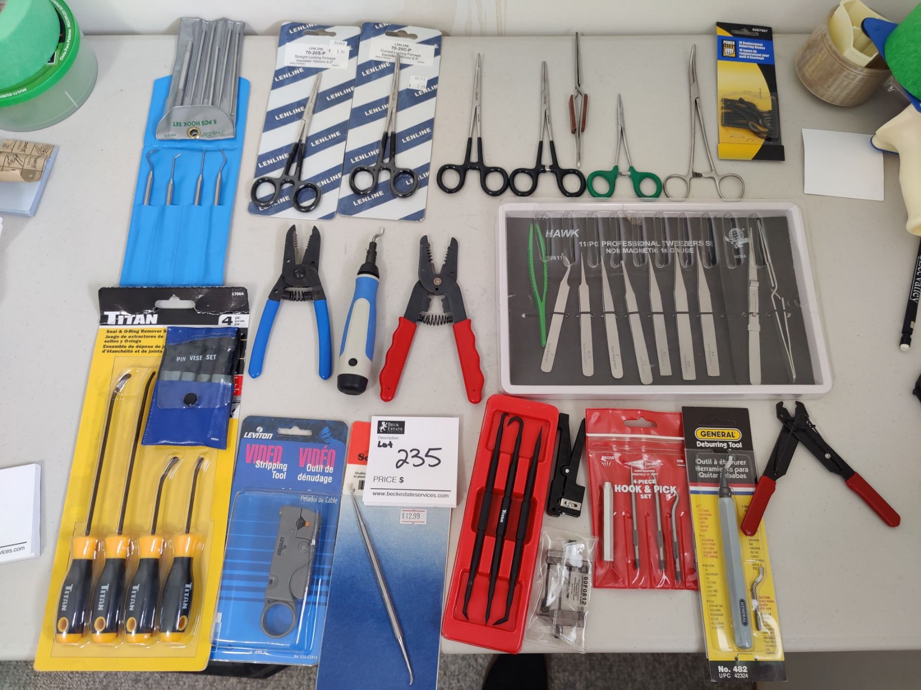 Assorted Precision Tools Assorted Precision Tools for Modeling - Beck Auctions Inc.