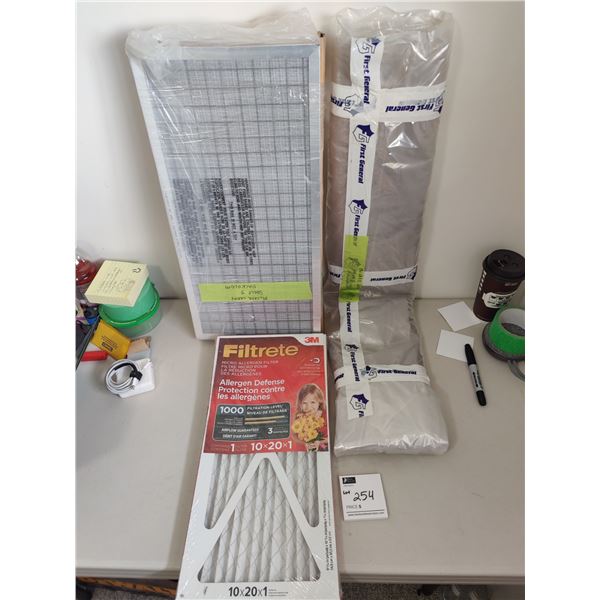 Assorted Furnace Vents and Vinyl Sheet