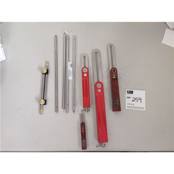 Multifunction Sliding T-Bevels & Exttension Rods