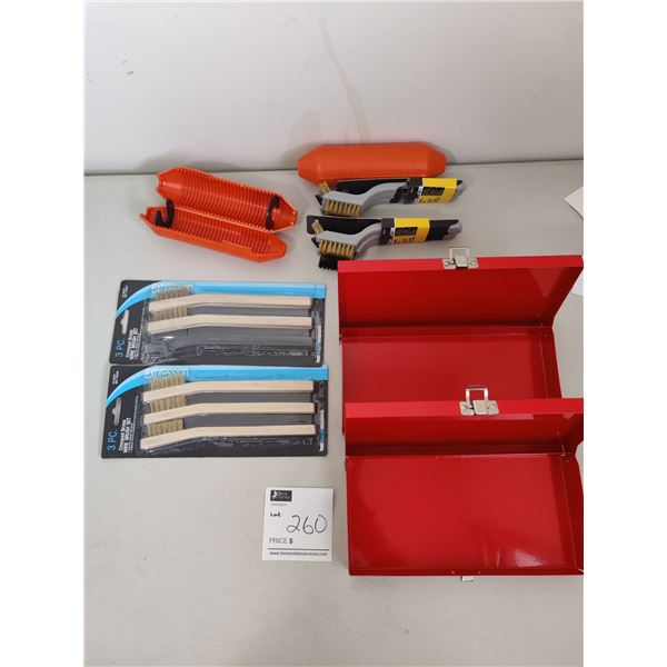 bynford ProMetal Storage Containers, Assorted Wire Brushes & Wire Protectors