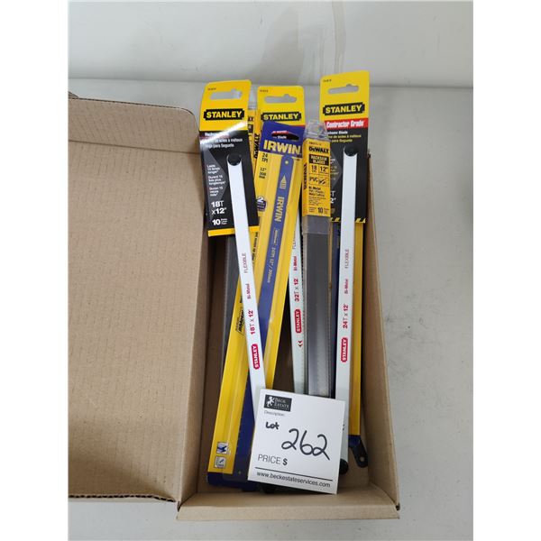 Assorted Hack Saw Blades