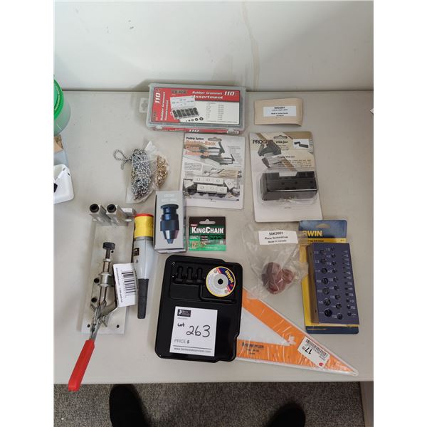 Rubber Grommets, Irwin Fractional Size Drill Stand, Plane Screwdriver & More