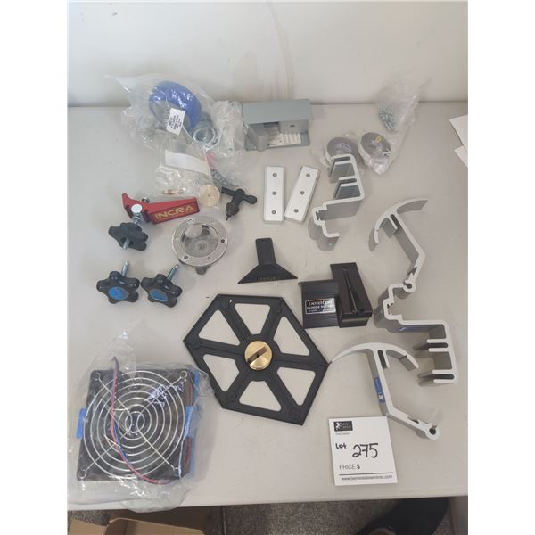 Assorted Kreg Clamp/Jig Hardware, Fan & More